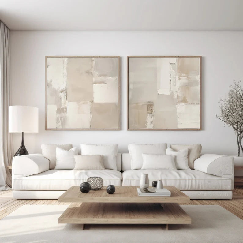 SET NEUTRAL BEIGE X 2 PCS