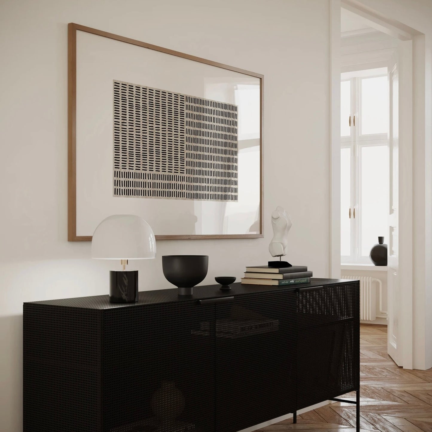 CUADRO BEIGE LINE