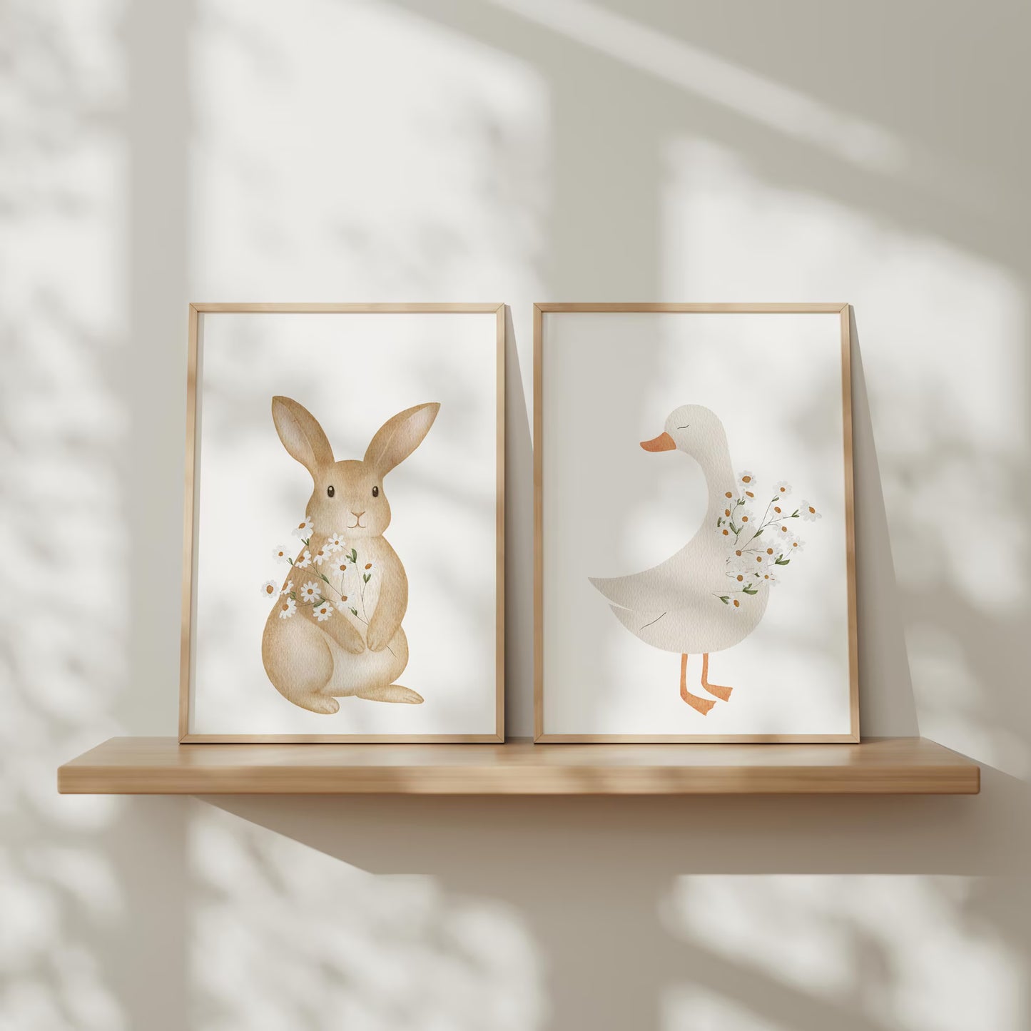 SET GOOSE AND BUNNY X 2 PCS