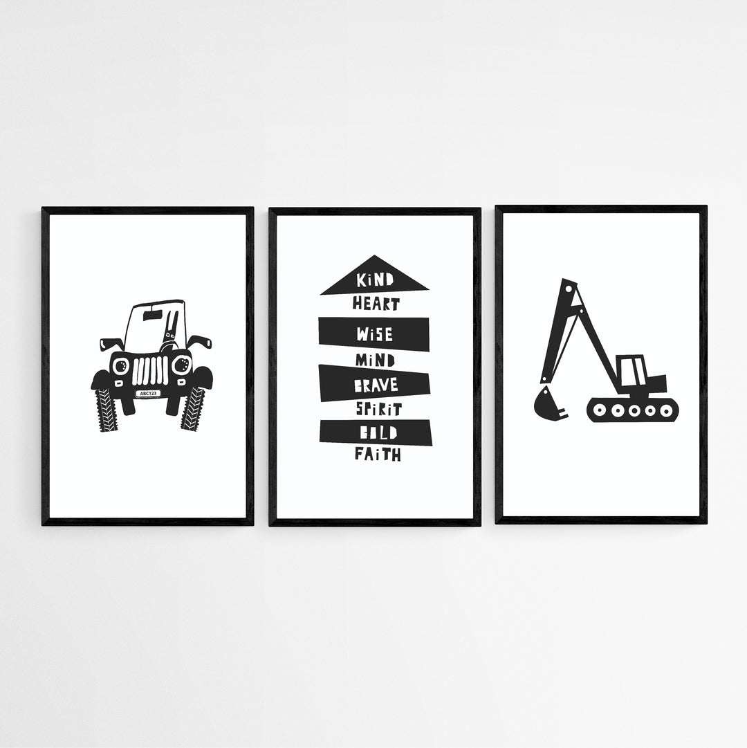 SET TRACTOR X 3 PCS