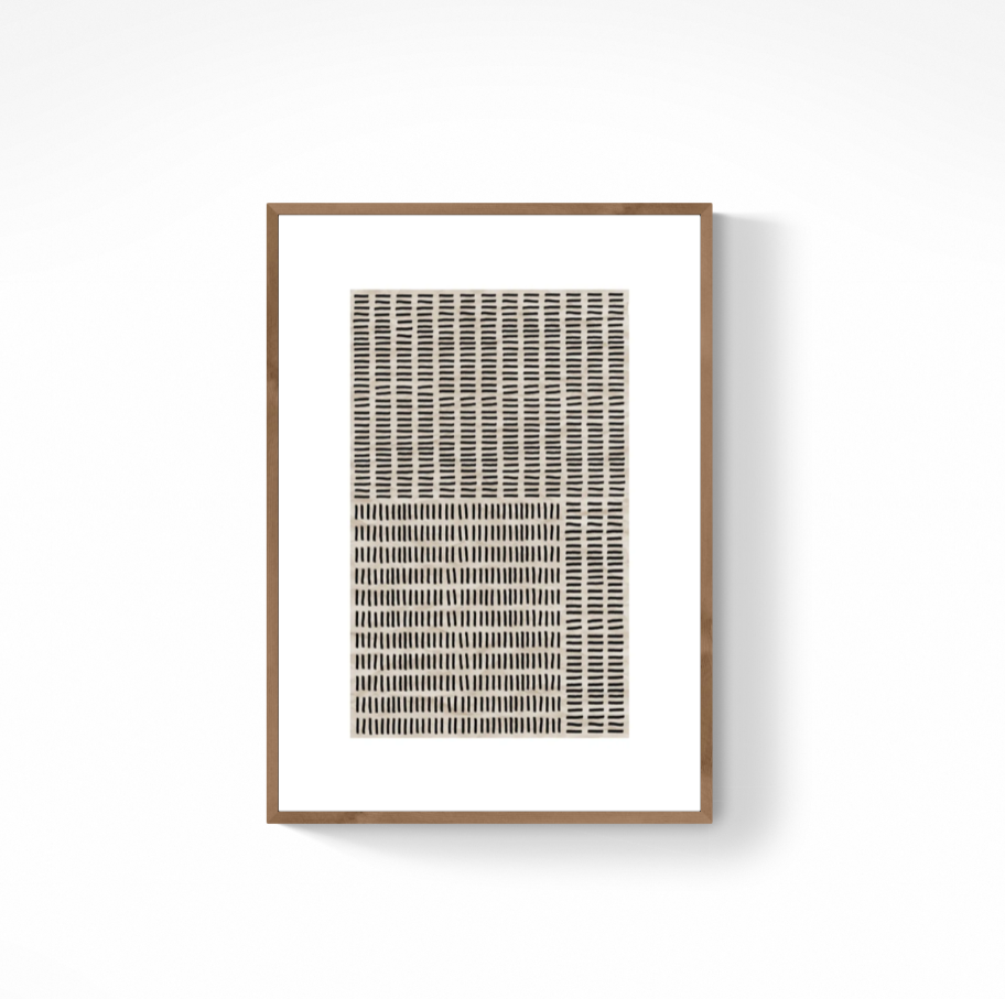 CUADRO BEIGE LINE