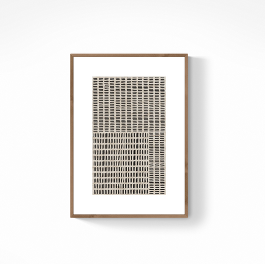 CUADRO BEIGE LINE