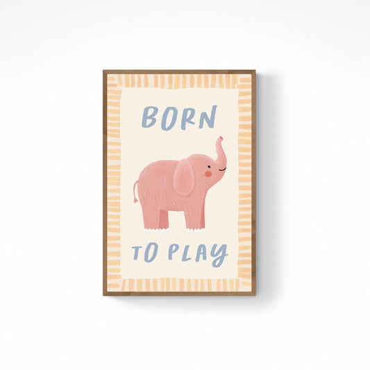 CUADRO BORN TO PLAY