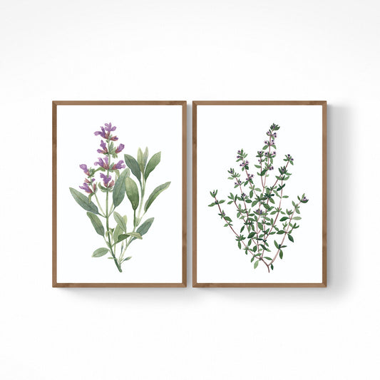 SET PURPLE BOTANIC X 2 PCS